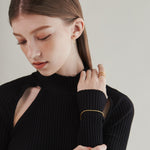 ciite' シーテ ブレスレット 【 金属アレルギー対応 】グリッターチェーンブレスレット サージカルステンレス