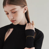 ciite' シーテ ブレスレット 【 金属アレルギー対応 】グリッターチェーンブレスレット サージカルステンレス