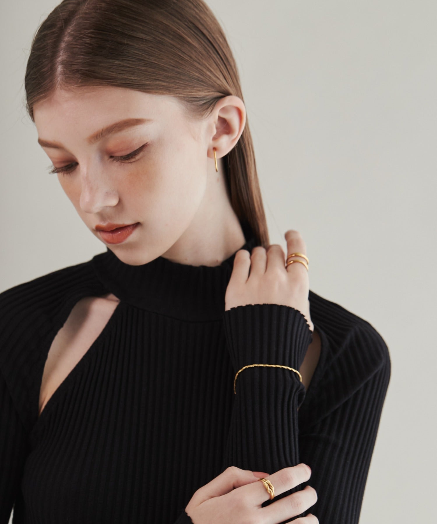 ciite' シーテ ブレスレット 【 金属アレルギー対応 】グリッターチェーンブレスレット サージカルステンレス