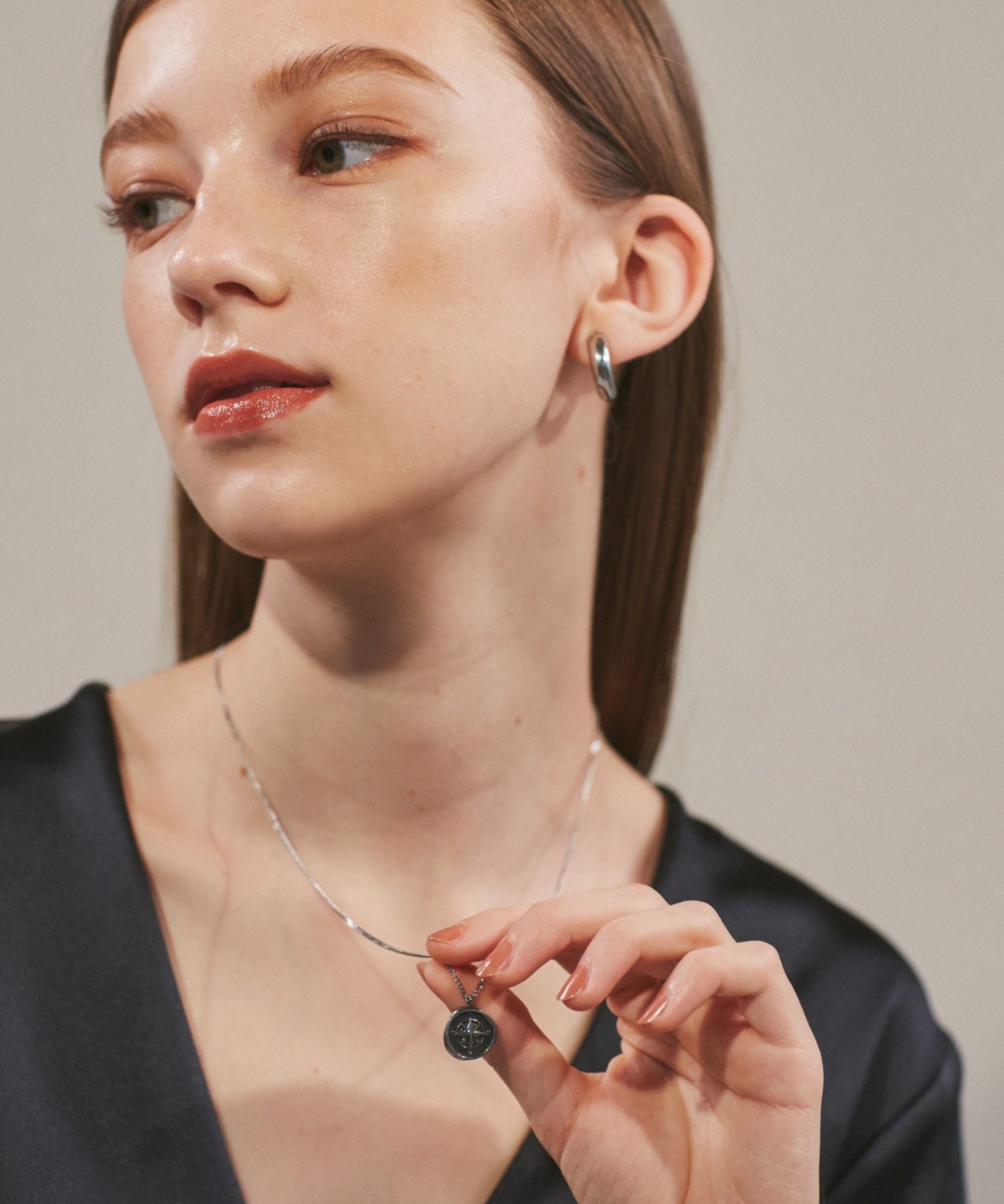 ciite' シーテ ネックレス 【 金属アレルギー対応 】 コインネックレス サージカルステンレス