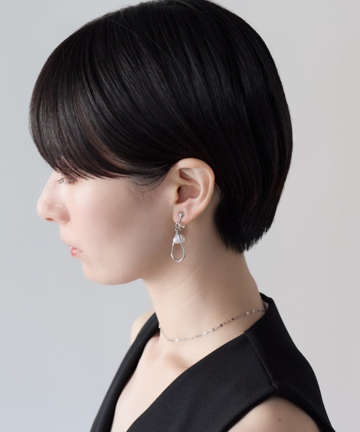 ciite' シーテ イヤリング シリコン付 デザインパール イヤリング