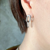 ciite' シーテ ピアス（両耳用） 【 金属アレルギー対応 】 オーバルピアス サージカルステンレス (両耳用)