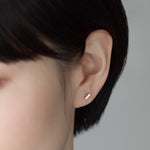 ciite' シーテ ピアス（両耳用） 【金属アレルギー対応】レクタングルバー ピアス