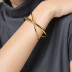 ciite' シーテ ブレスレット 【 金属アレルギー対応 】 クロスバングル サージカルステンレス