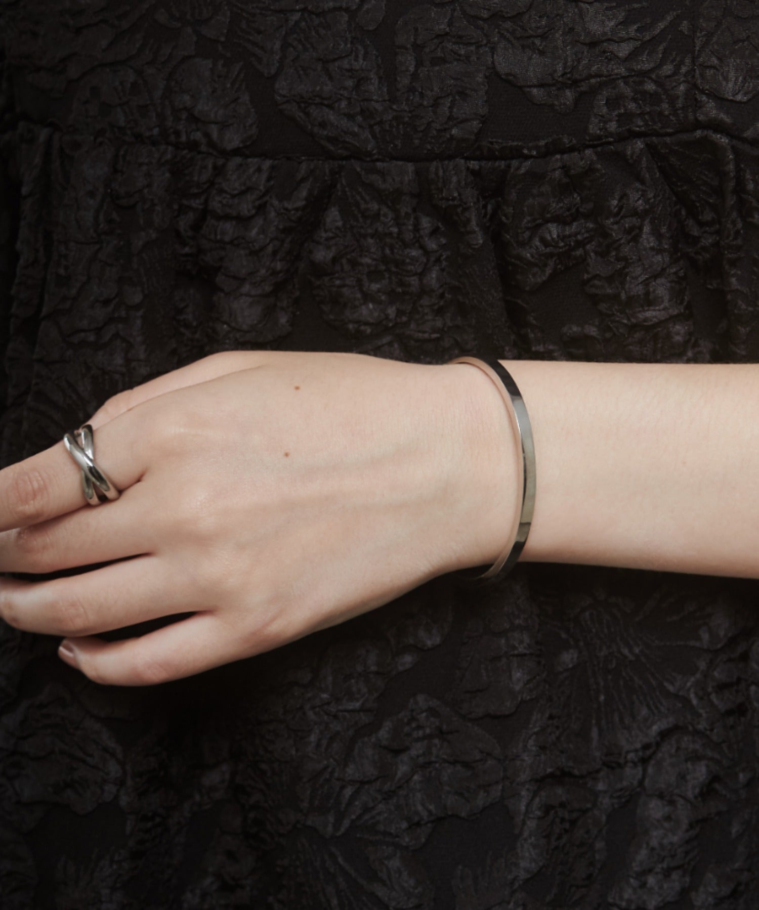 ciite' シーテ ブレスレット 【 金属アレルギー対応 】 ハートビジュー シンプルブレスレット / バングル サージカルステンレス