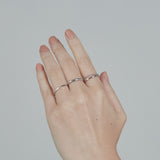 ciite' シーテ リング 【 金属アレルギー対応 】シンプルリング 4個セット サージカルステンレス