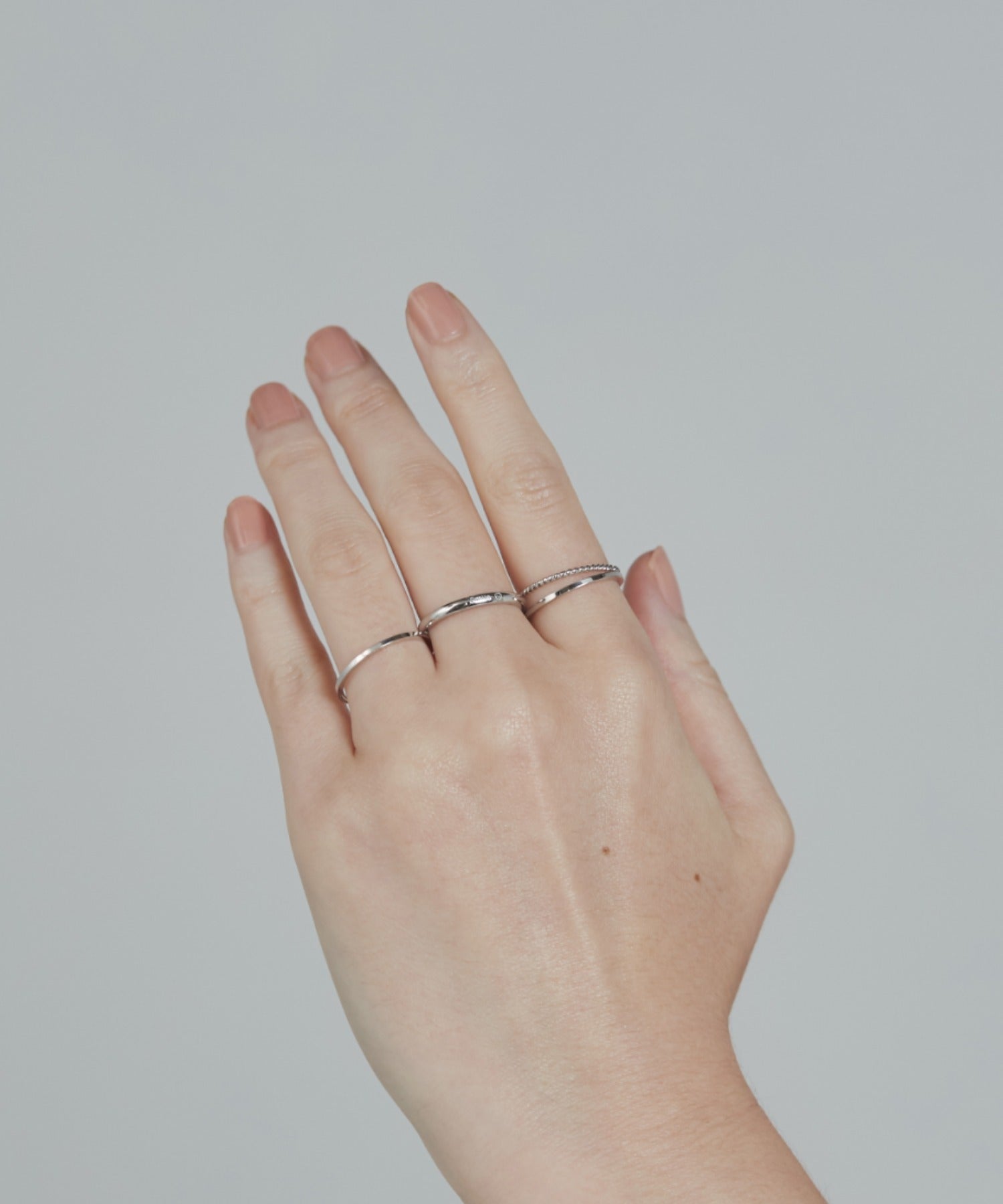 ciite' シーテ リング 【 金属アレルギー対応 】シンプルリング 4個セット サージカルステンレス