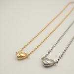 ciite' シーテ ネックレス 【 金属アレルギー対応 】 ミニハートネックレス サージカルステンレス