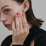 ciite' シーテ リング 【 金属アレルギー対応 】 ビジュークロスリング サージカルステンレス