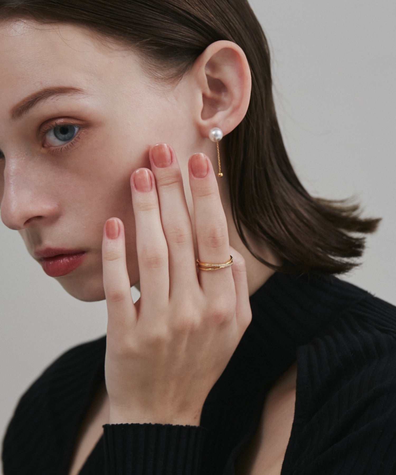 ciite' シーテ リング 【 金属アレルギー対応 】 ビジュークロスリング サージカルステンレス