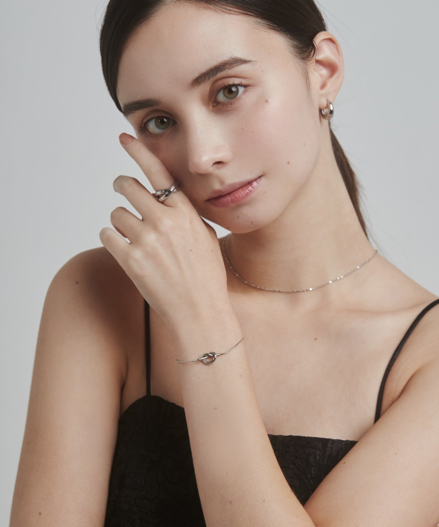 ciite' シーテ ブレスレット 【 金属アレルギー対応 】 ノットブレスレット サージカルステンレス