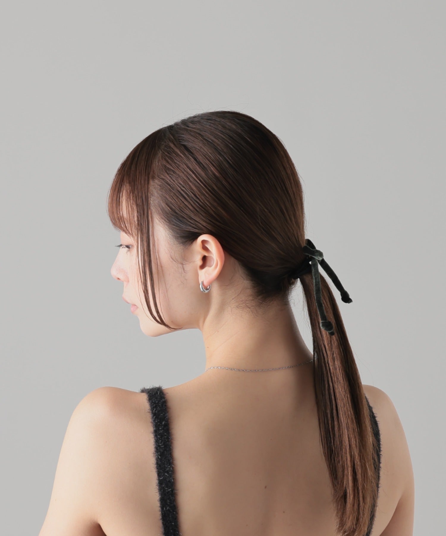 ciite' シーテ ヘアゴム ベルベット風リボン ヘアゴム
