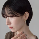 ciite' シーテ イヤリング シリコン付 デザインパール イヤリング