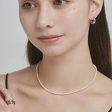 ciite' シーテ ネックレス 【 金属アレルギー対応 】 シンプルパールネックレス サージカルステンレス