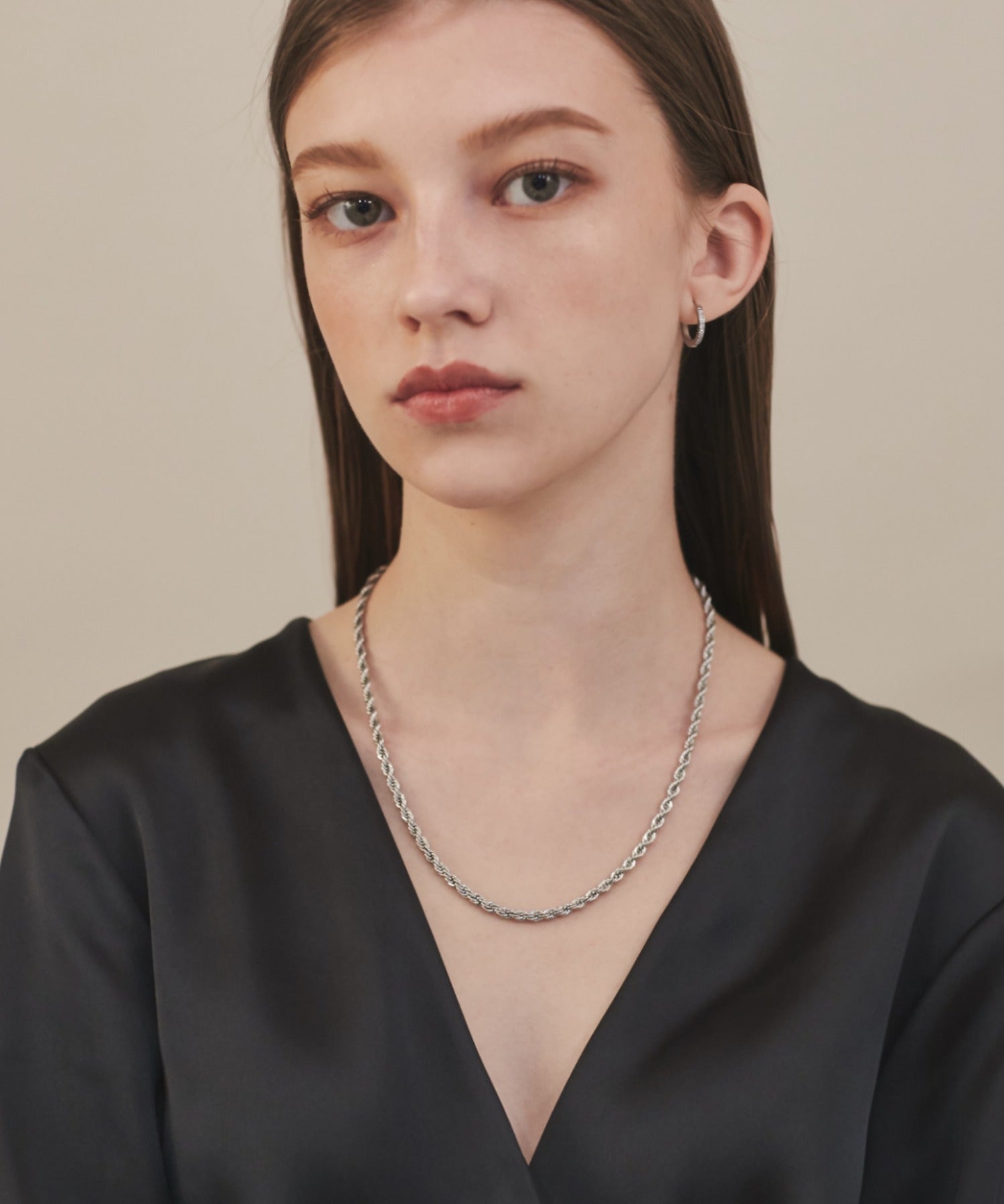 ciite' シーテ ネックレス 【 金属アレルギー対応 】 ツイストチェーンネックレス サージカルステンレス