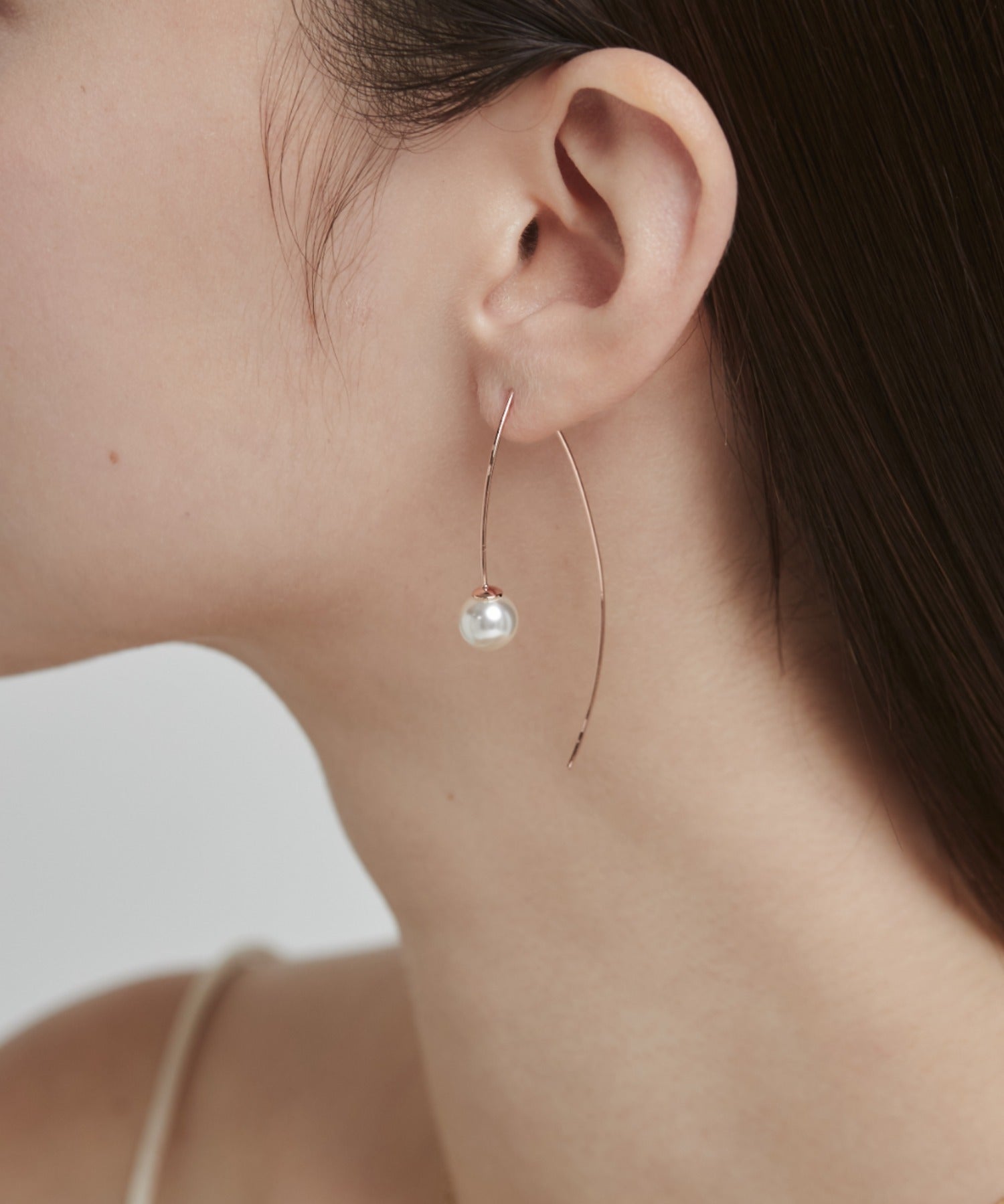 ciite' シーテ ピアス（両耳用） パールフックピアス (両耳用)