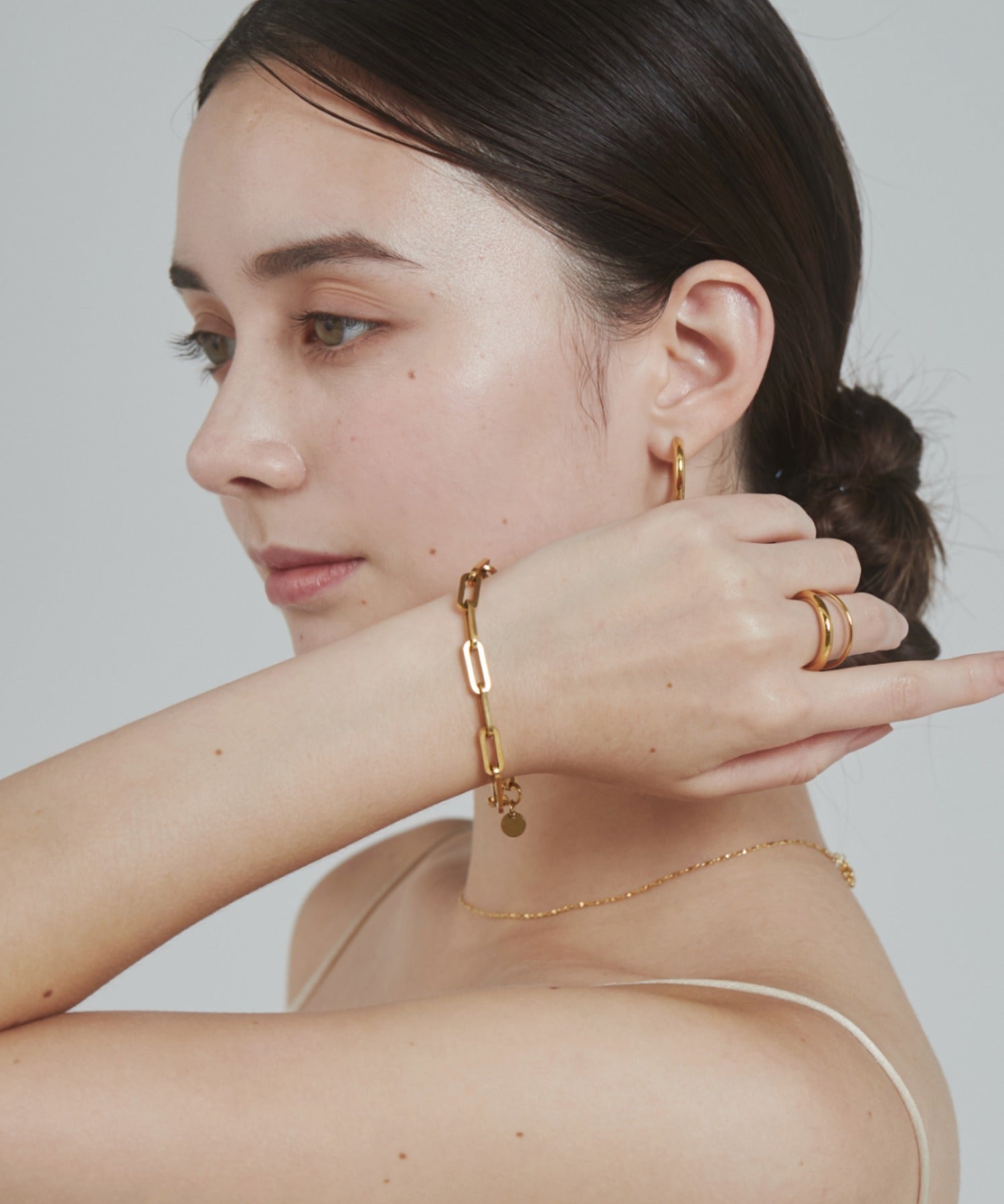 ciite' シーテ ブレスレット 【 金属アレルギー対応 】 シンプルチェーンブレスレット サージカルステンレス