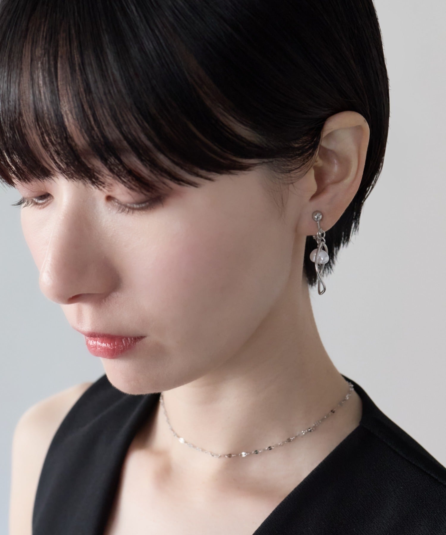 ciite' シーテ イヤリング シリコン付 デザインパール イヤリング