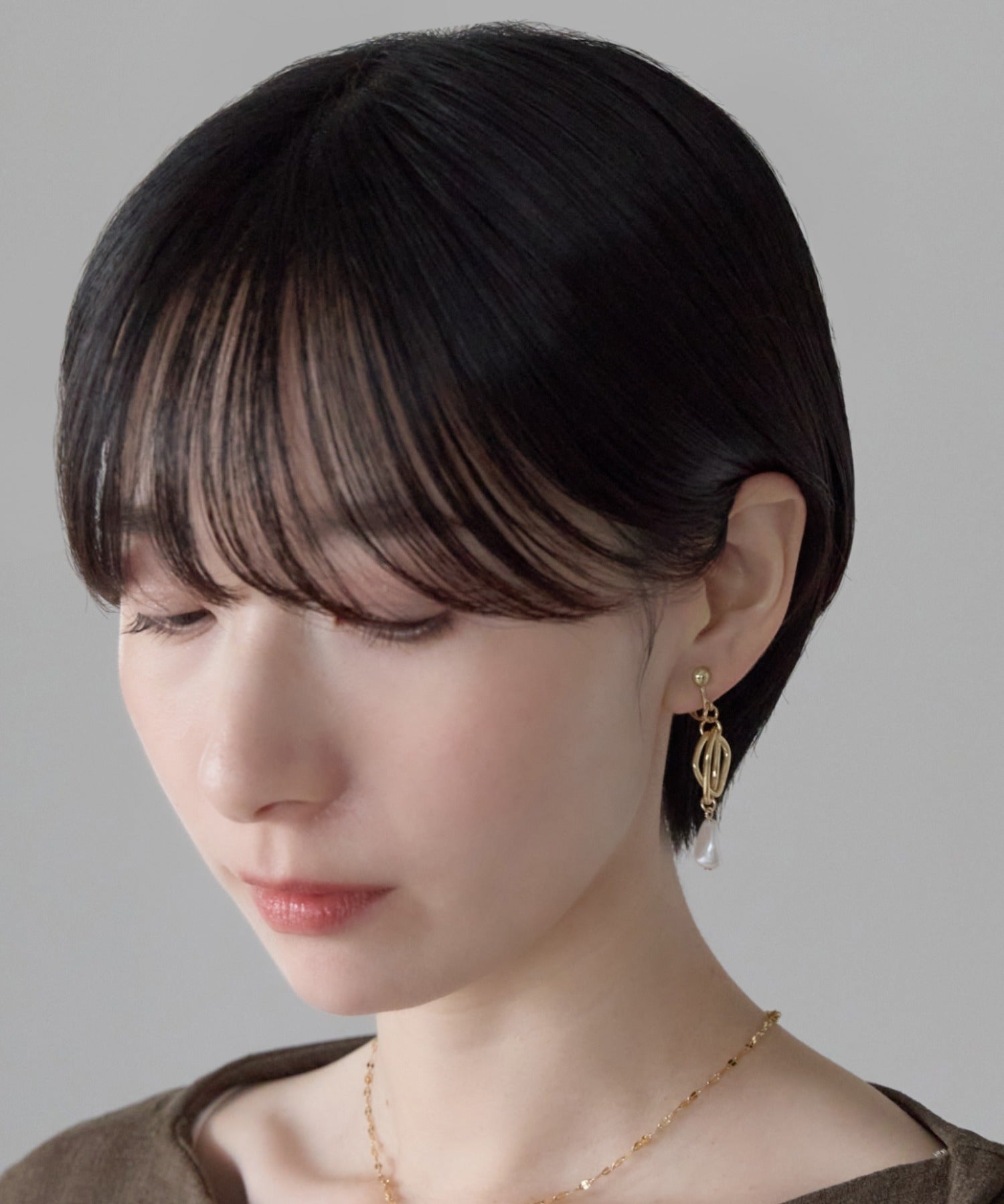ciite' シーテ イヤリング シリコン付 デザインパール イヤリング