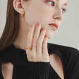 ciite' シーテ リング 【 金属アレルギー対応 】 ツイストリング サージカルステンレス