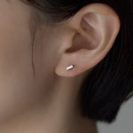 ciite' シーテ ピアス（両耳用） 【金属アレルギー対応】レクタングルバー ピアス