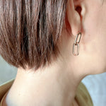 ciite' シーテ ピアス（両耳用） 【 金属アレルギー対応 】 オーバルピアス サージカルステンレス (両耳用)