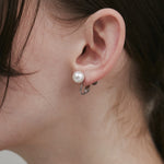 ciite' シーテ イヤリング 【 金属アレルギー対応 】 シンプルパールイヤリング サージカルステンレス (両耳用)