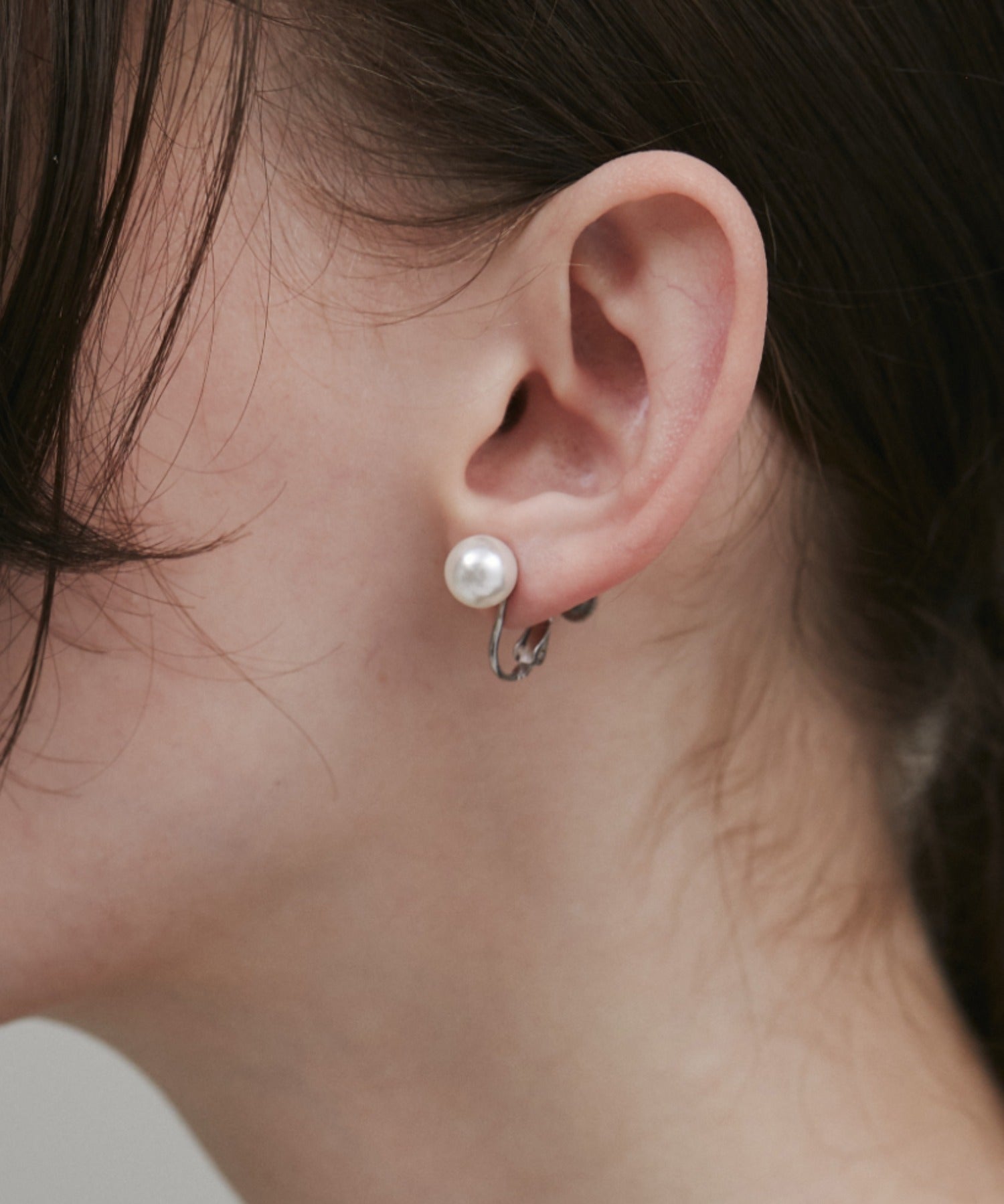 ciite' シーテ イヤリング 【 金属アレルギー対応 】 シンプルパールイヤリング サージカルステンレス (両耳用)