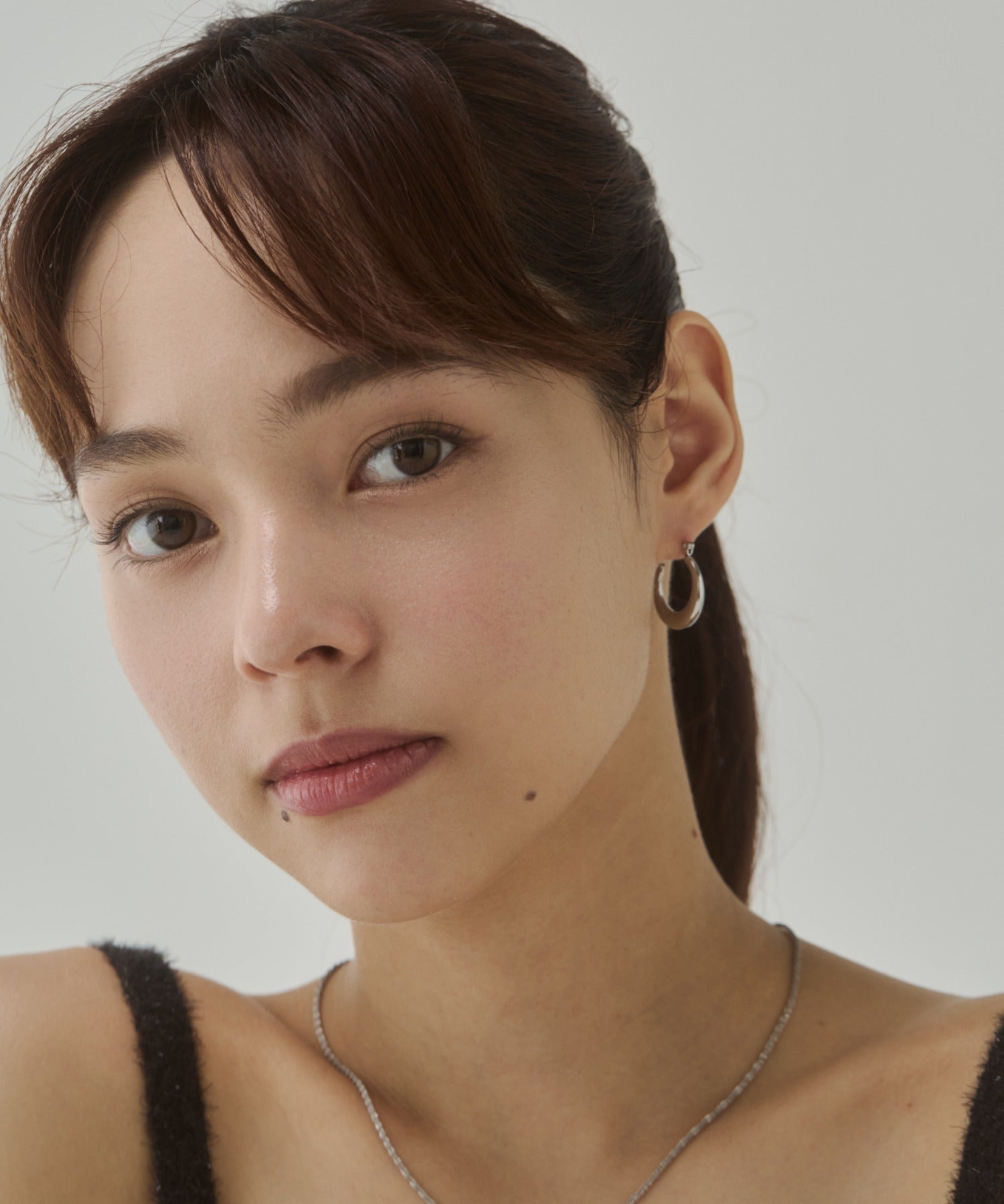ciite' シーテ ピアス（両耳用） 【 金属アレルギー対応 】オーバルフープピアス サージカルステンレス（両耳用）