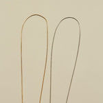 ciite' シーテ ネックレス 【 金属アレルギー対応 】 ノットチェーンロングネックレス サージカルステンレス