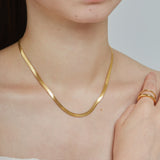 ciite' シーテ ネックレス 【 金属アレルギー対応 】 4mm スネークチェーンネックレス サージカルステンレス