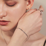 ciite' シーテ ブレスレット 【 金属アレルギー対応 】 2mm シンプルスネークチェーンブレスレット サージカルステンレス