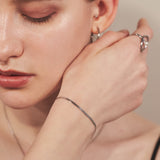 ciite' シーテ ブレスレット 【 金属アレルギー対応 】 2mm シンプルスネークチェーンブレスレット サージカルステンレス