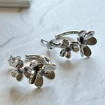 ciite' シーテ ピアス（両耳用） フラワービジュー フープピアス（両耳用）