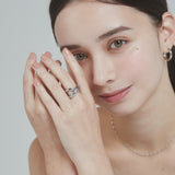 ciite' シーテ リング 【 金属アレルギー対応 】 ビッグクロスリング サージカルステンレス