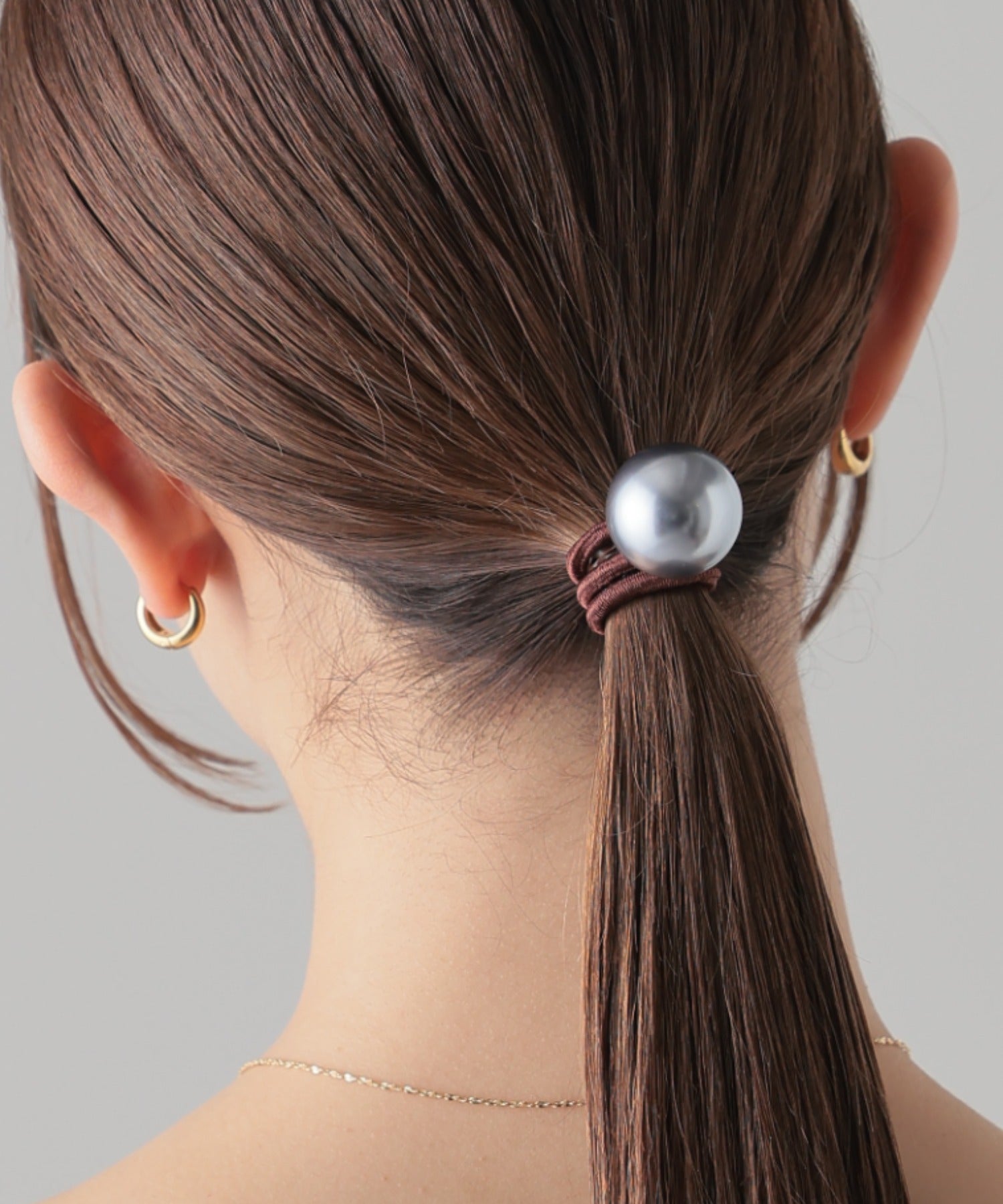 ciite' シーテ ヘアゴム 【4色展開】 ビッグパール ヘアゴム
