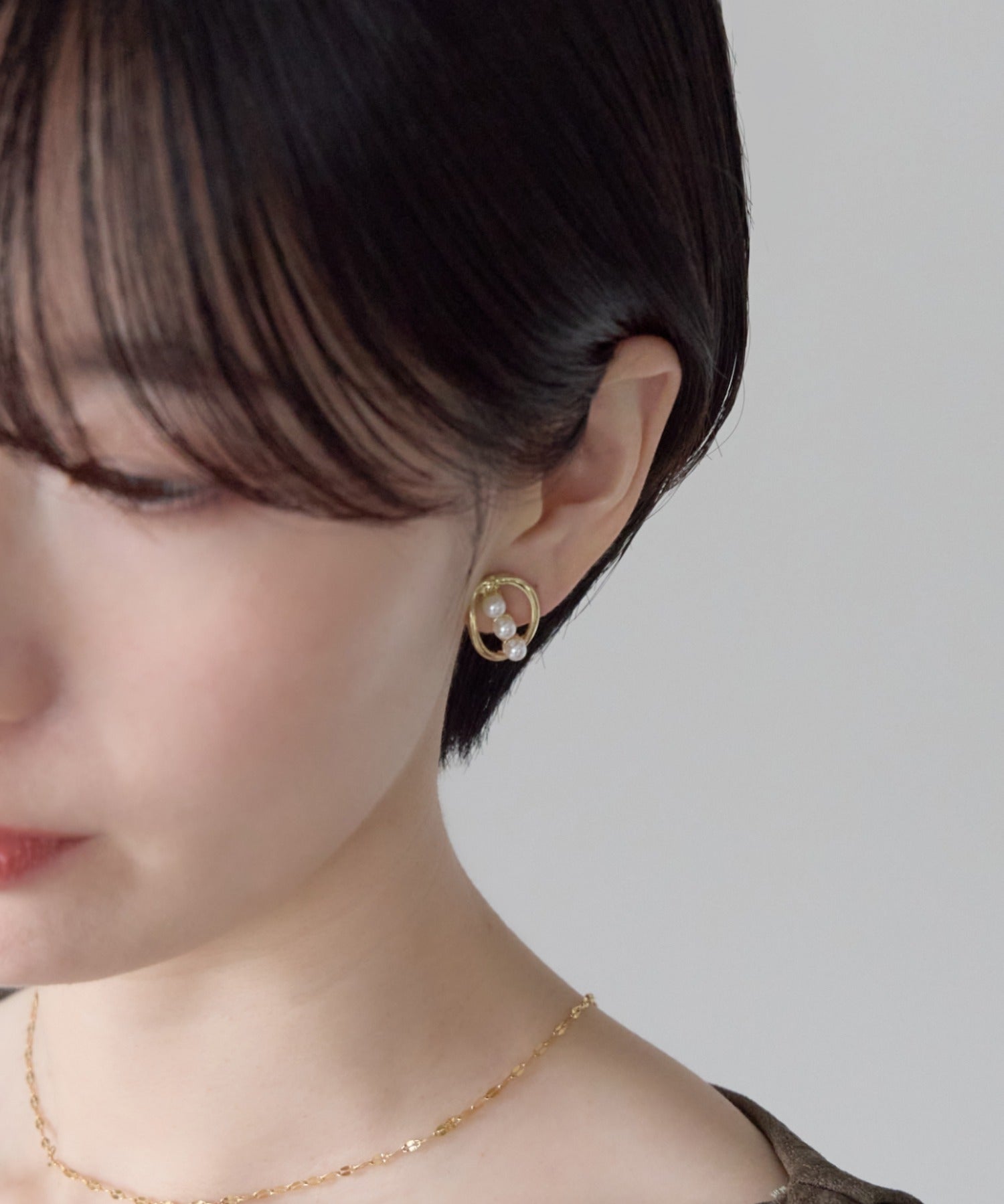 ciite' シーテ イヤリング シリコン付 デザインパール イヤリング