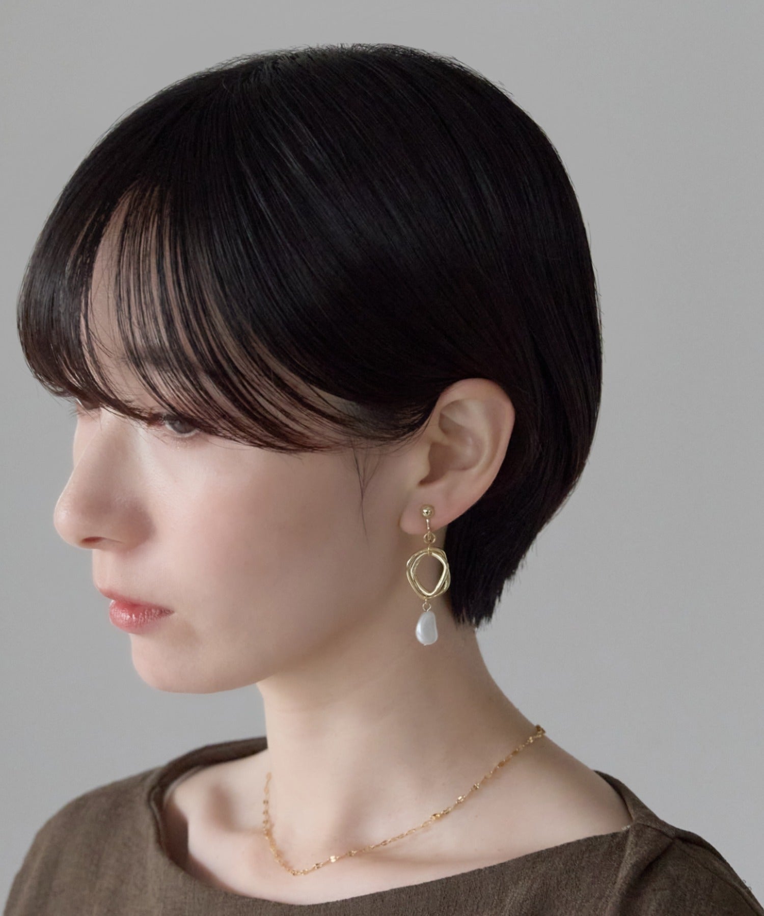 ciite' シーテ イヤリング シリコン付 デザインパール イヤリング