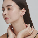 ciite' シーテ ピアス（両耳用） 【 金属アレルギー対応 】 ノットチェーンピアス サージカルステンレス (両耳用)