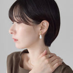ciite' シーテ イヤリング シリコン付 デザインパール イヤリング
