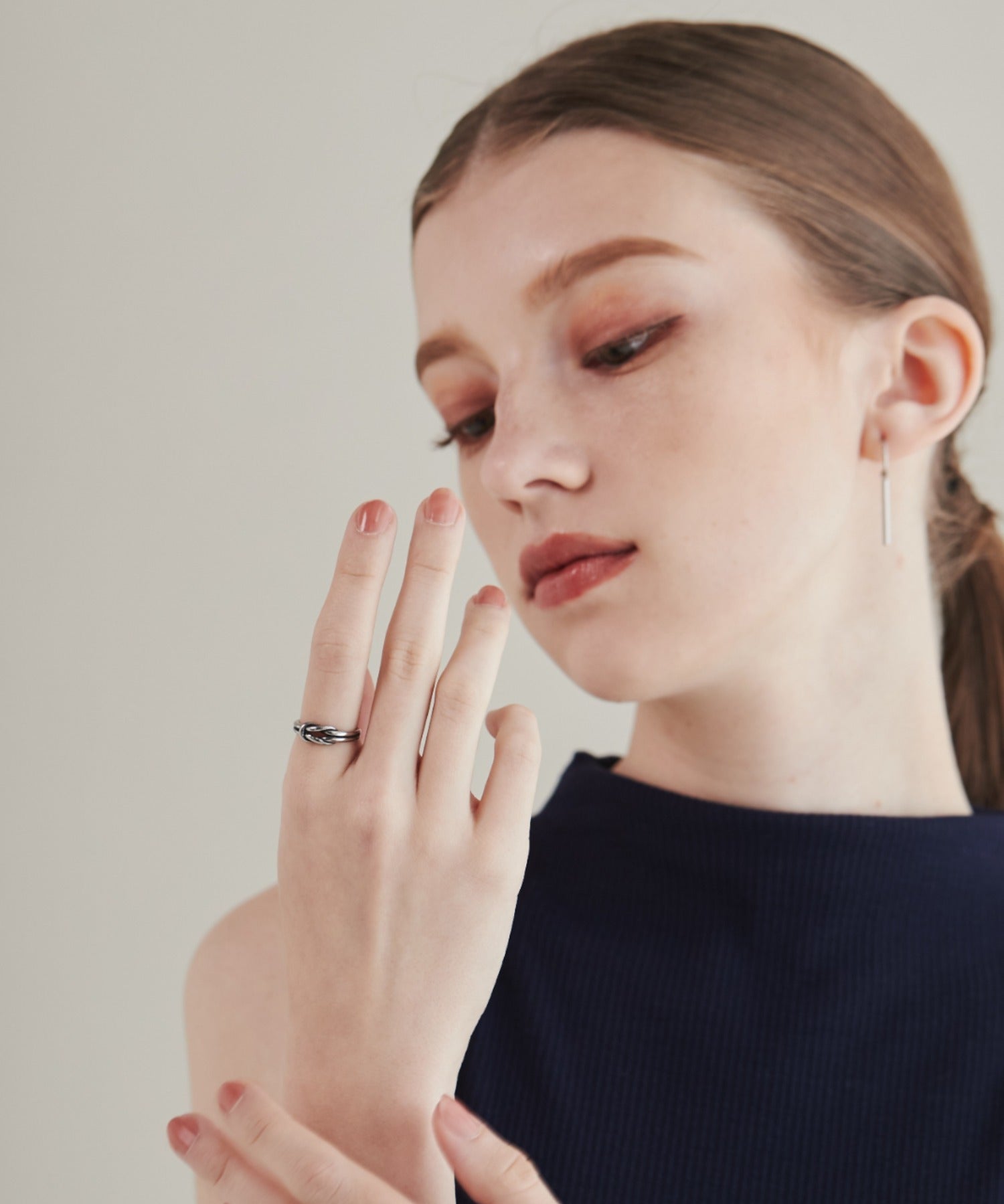 ciite' シーテ リング 【 金属アレルギー対応 】 ノットリング サージカルステンレス