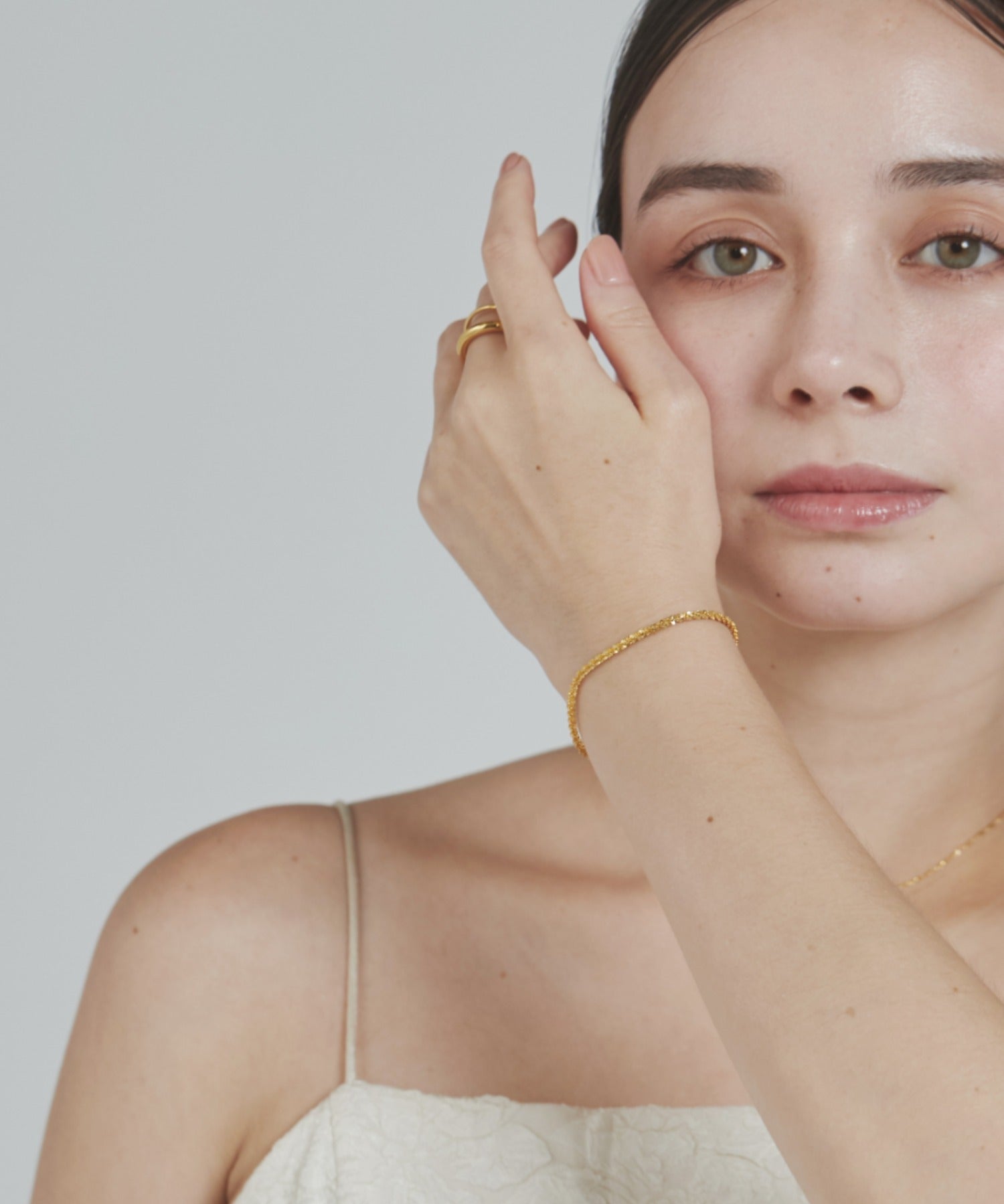 ciite' シーテ ブレスレット 【 金属アレルギー対応 】 グリッターチェーンブレスレット サージカルステンレス