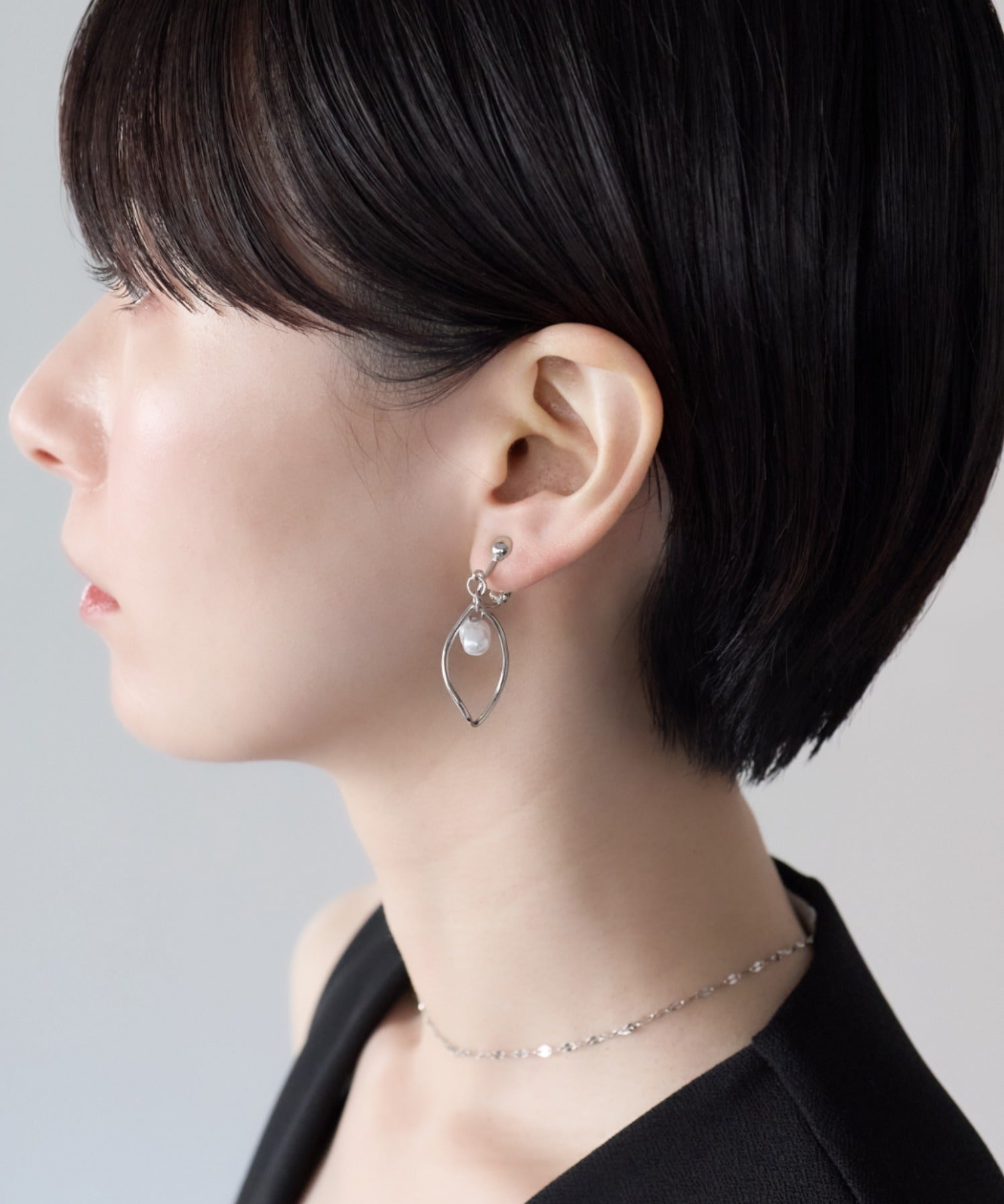 ciite' シーテ イヤリング シリコン付 デザインパール イヤリング