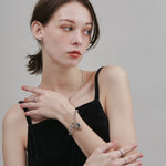 ciite' シーテ ブレスレット 【 金属アレルギー対応 】 ハートペンダント ブレスレット サージカルステンレス