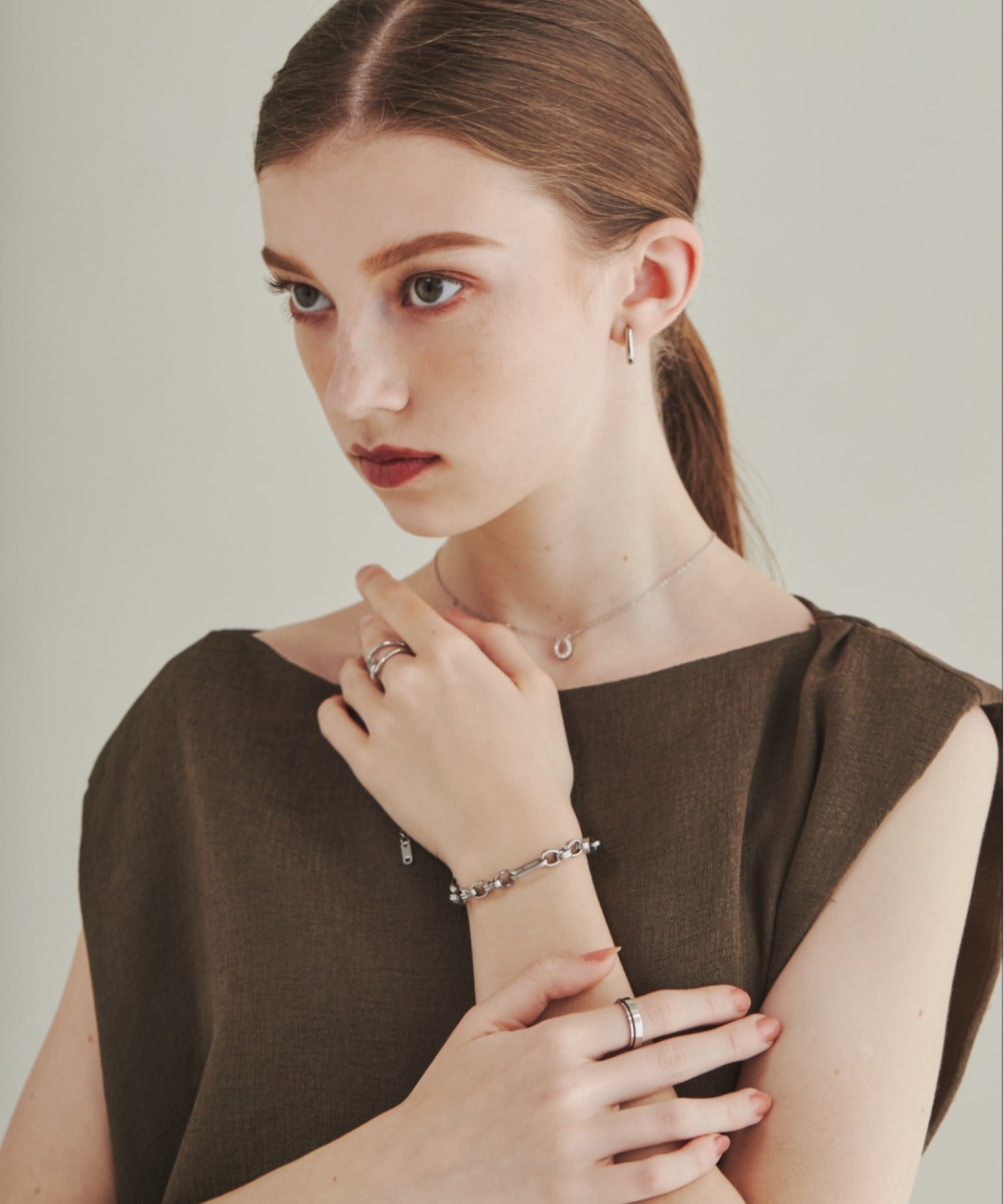 ciite' シーテ ブレスレット 【 金属アレルギー対応 】 チェーンブレスレット サージカルステンレス