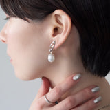 ciite' シーテ イヤリング シリコン付 デザインパール イヤリング
