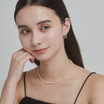 ciite' シーテ ネックレス 【 金属アレルギー対応 】 シンプルパールネックレス サージカルステンレス