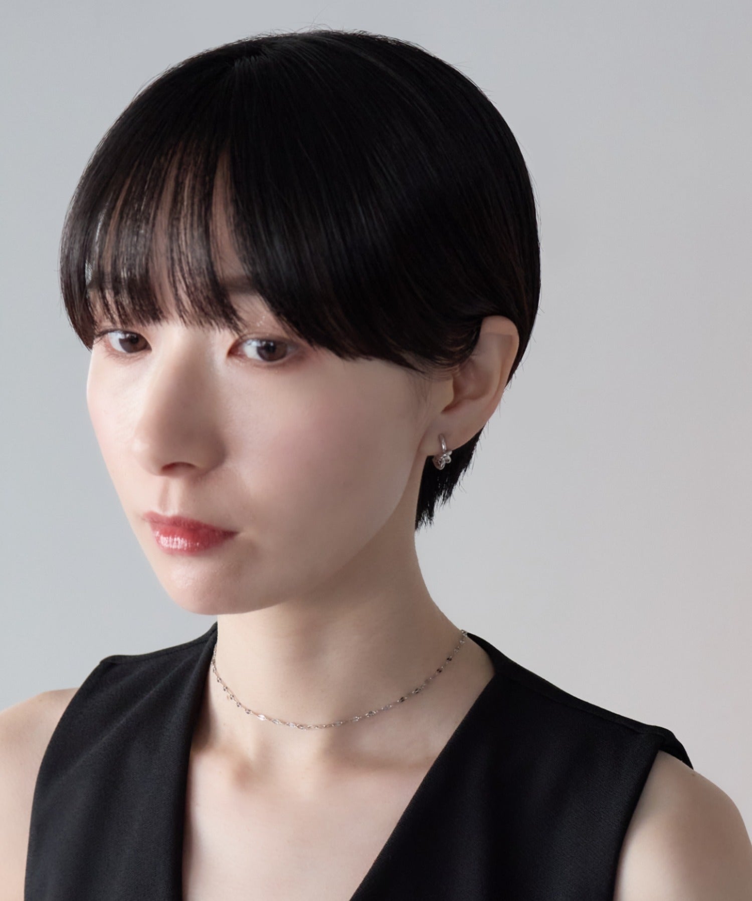 ciite' シーテ イヤリング シリコン付 ノットデザイン イヤリング