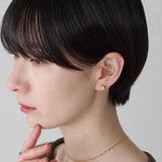 ciite' シーテ ピアス（両耳用） 【金属アレルギー対応】シンプルスクエア ピアス