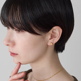 ciite' シーテ ピアス（両耳用） 【金属アレルギー対応】シンプルスクエア ピアス